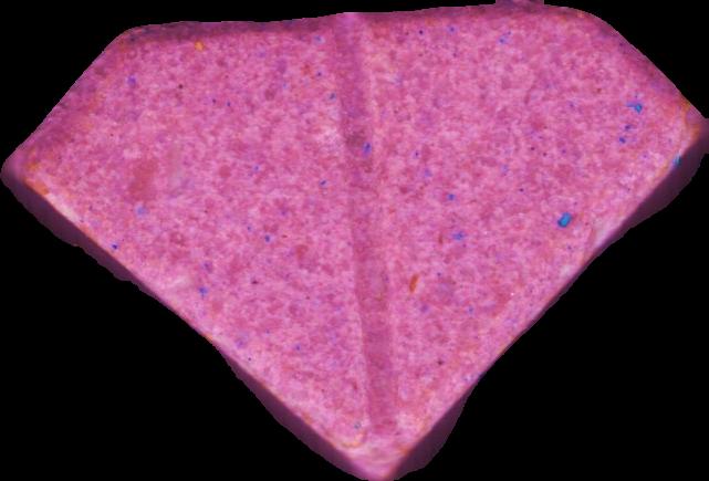 Punisher (Rosa) - MDMA 146mg (Front) sample 2023-11-28_punisher_rosa