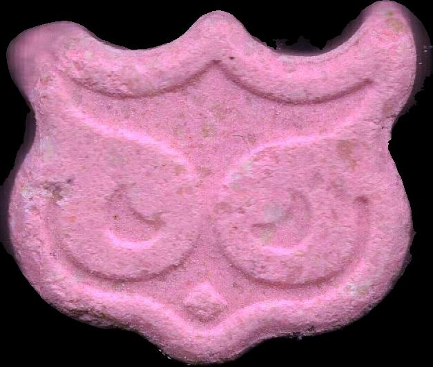 Búho (Rosa) - MDMA 215mg (Front) sample 2023-12-14_bho_rosa