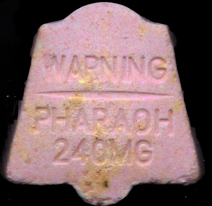 Faraón (Rosa Claro) - MDMA 116mg (Front) sample 2023-12-21_faran_rosaclaro
