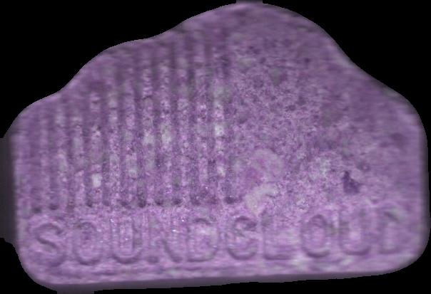 SoundCloud (Morado Claro) - MDMA 202mg (Front) sample 2023-12-22_soundcloud_moradoclaro