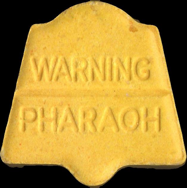 Faraón (Amarillo oscuro) - MDMA 187mg (Front) sample 2024-06-27_faran_amarillooscuro