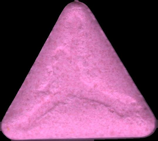 Jordan (Rosa) - MDMA 211mg (Front) sample 2024-07-02_jordan_rosa