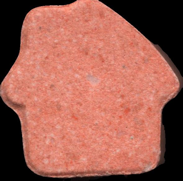 Just Eat (Naranja) - MDMA 160mg (Front) pill — lab-tested sample