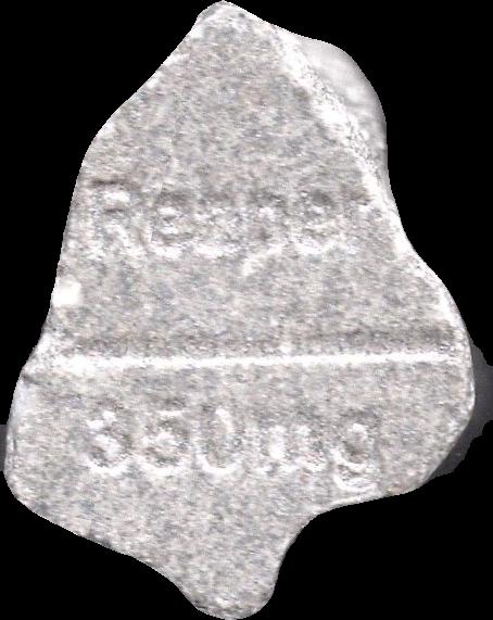 Grim Reaper (Gris Claro) - MDMA 252mg (Front) sample 2024-07-04_grimreaper_grisclaro
