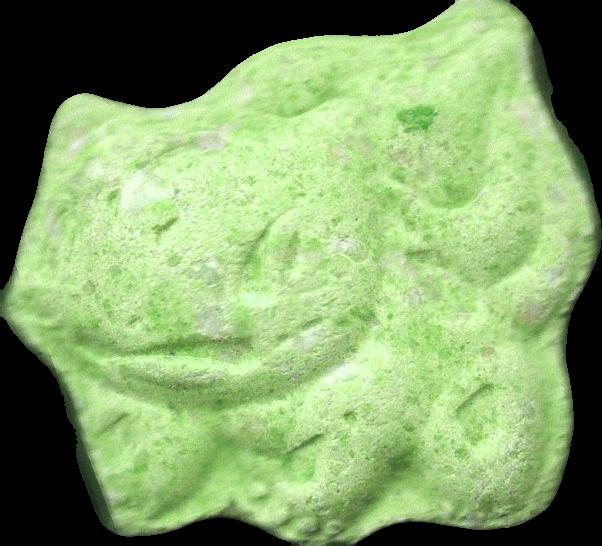 Bulbasaur (Verde Claro) - MDMA 177mg (Front) sample 2024-07-11_bulbasaur_verdeclaro