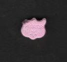 Búho-Panama (Rosa) - MDMA 325mg (Front) lab-tested pill — back