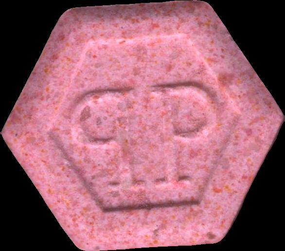 Phillip Plein (Rosa) - MDMA 105mg (Front) sample 2024-07-16_phillipplein_rosa