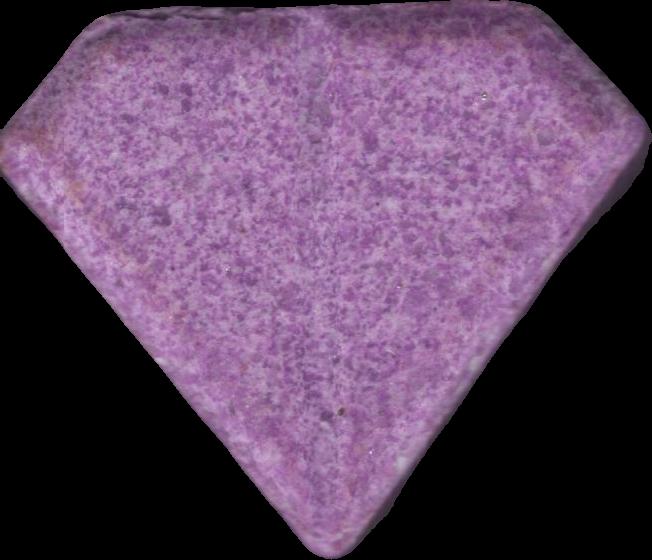 Punisher (Morado) - MDMA 160mg (Front) sample 2024-07-16_punisher_morado