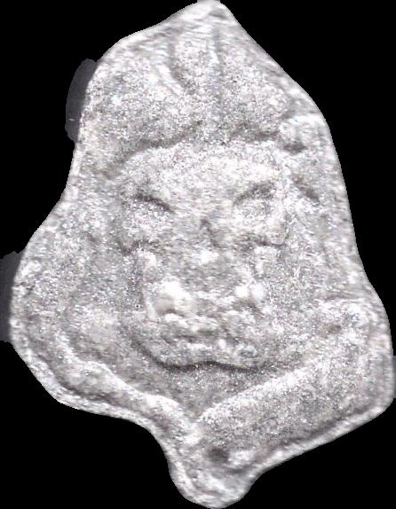 Grim Reaper (Gris) - MDMA 222mg (Front) pill — lab-tested sample