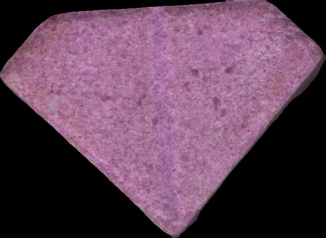 Punisher (Morado) - MDMA 130mg (Front) sample 2024-07-27_punisher_morado