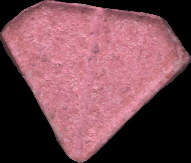 Punisher (Rosa) - MDMA 185mg (Front) sample 2024-07-27_punisher_rosa
