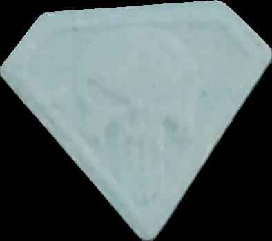 Punisher (Azul claro) - MDMA 135mg (Front) sample 2024-08-14_punisher_azulclaro
