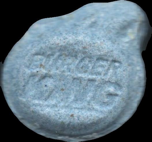 Burguer King (Azul) - MDMA 176mg (Front) sample 2024-09-17_burguerking_azul