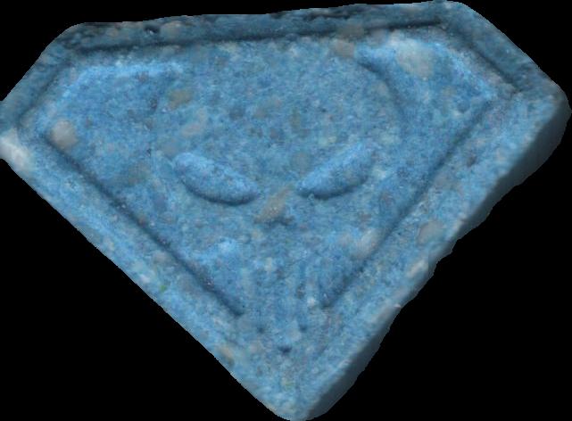 Punisher (Azul) - MDMA 241mg (Front) sample 2024-09-17_punisher_azul
