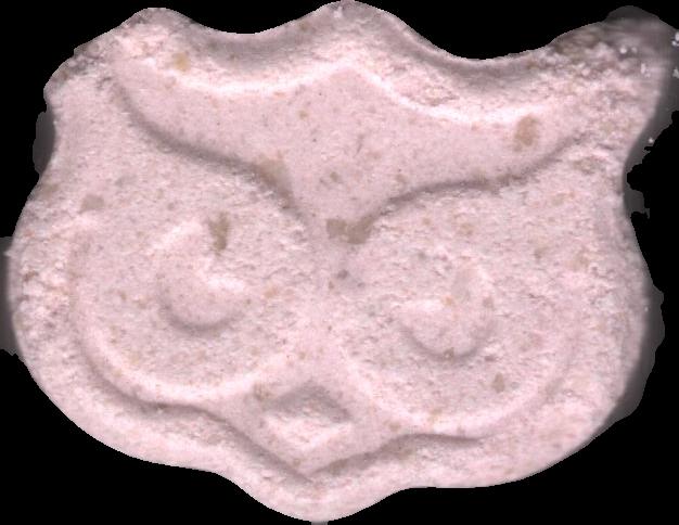 Búho-Panama (Rosa) - MDMA 90mg (Front) sample 2024-10-01_bhopanama_rosa