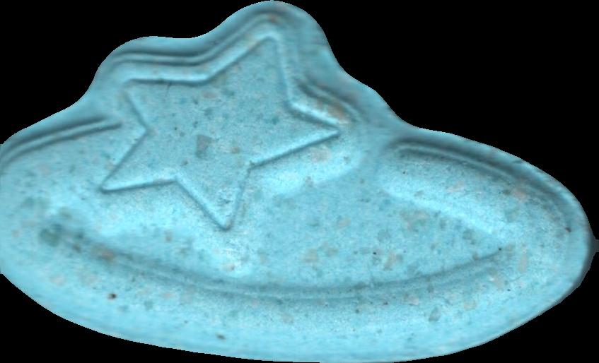 Pop Smoke (Azul claro) - MDMA 154mg (Front) sample 2024-10-08_popsmoke_azulclaro