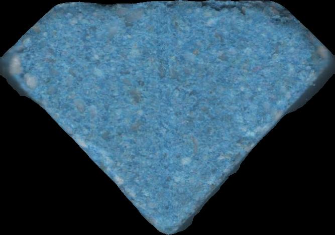 Punisher (Azul) - MDMA 152mg (Front) sample 2024-10-08_punisher_azul