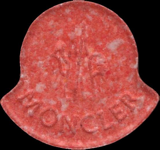 Moncler (Rojo) - MDMA 195mg (Front) sample 2024-10-22_moncler_rojo