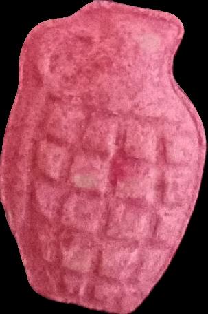 Granada (Rosa) - MDMA 168mg (Front) pill — lab-tested sample