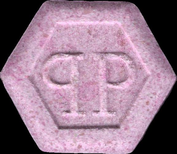 Phillip Plein (Rosa Claro) - MDMA 127mg (Front) sample 2024-10-24_phillipplein_rosaclaro