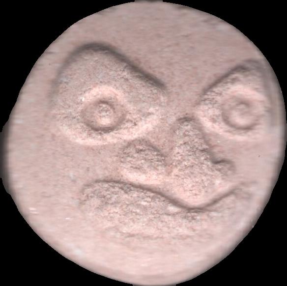 The Legend of Zelda/Majora's mask (Naranja) - 2C-B 7.5mg (Front) sample 2024-10-29_thelegendofzeldamajorasmask_naranja
