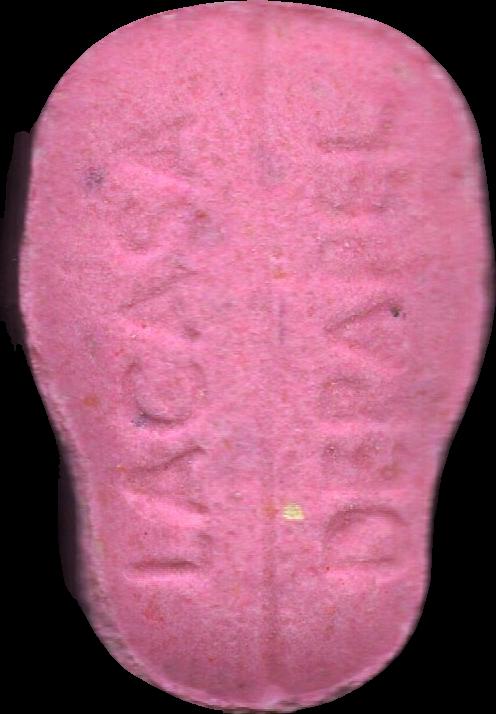Casa de papel (Rosa Oscuro) - MDMA 239mg (Front) sample 2024-11-07_casadepapel_rosaoscuro