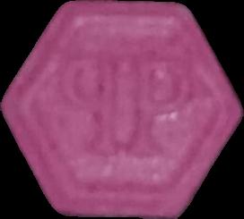 Phillip Plein (Rosa) - MDMA 192mg (Front) sample 2024-11-08_phillipplein_rosa
