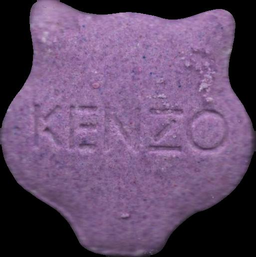 kenzo (Lila) - MDMA 229mg (Front) sample 2024-11-12_kenzo_lila