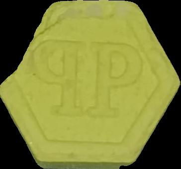 Phillip Plein (Amarillo) - MDMA 135mg (Front) sample 2024-11-22_phillipplein_amarillo