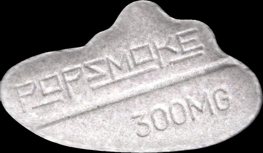Pop Smoke (Gris) - MDMA 242mg (Front) sample 2024-11-28_popsmoke_gris