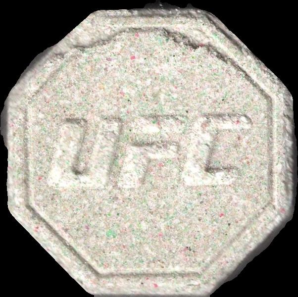 UFC (Gris) - MDMA 184mg (Front) pill — lab-tested sample