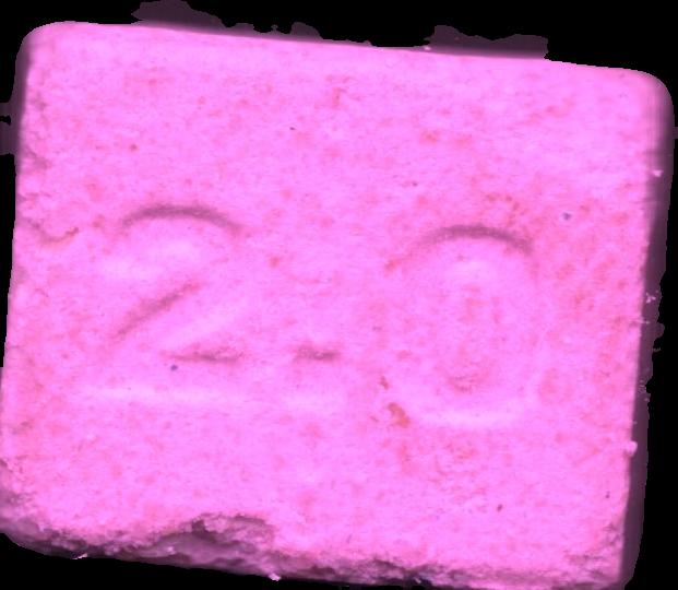 Berghain (Rosa) - MDMA 196mg (Front) sample 2024-12-03_berghain_rosa