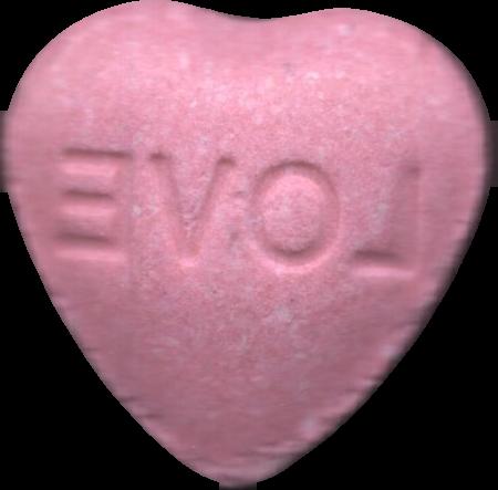 Corazón (Rosa) - 2C-B 3mg (Front) pill — lab-tested sample