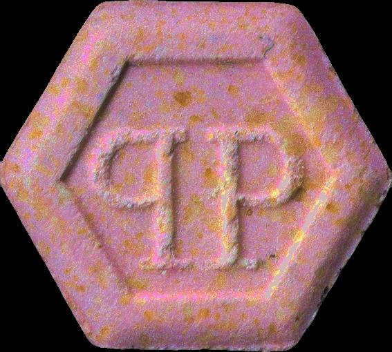 Phillip Plein (Rosa) - MDMA 138mg (Front) sample 2024-12-05_phillipplein_rosa