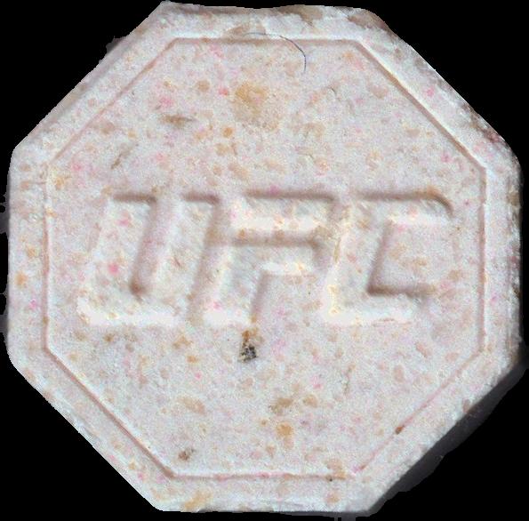UFC (Rosa Claro) - MDMA 261mg (Front) sample 2025-05-22_ufc_rosaclaro