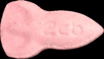NASA (Rosa) - 2C-B 7mg (Front) pill — lab-tested sample