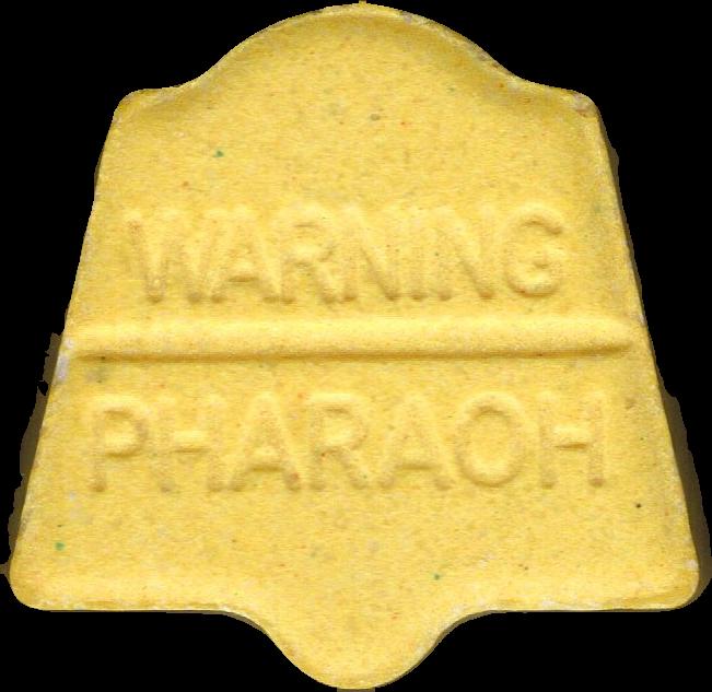Faraón (Amarillo) - MDMA 145mg (Front) sample 2025-05-29_faran_amarillo