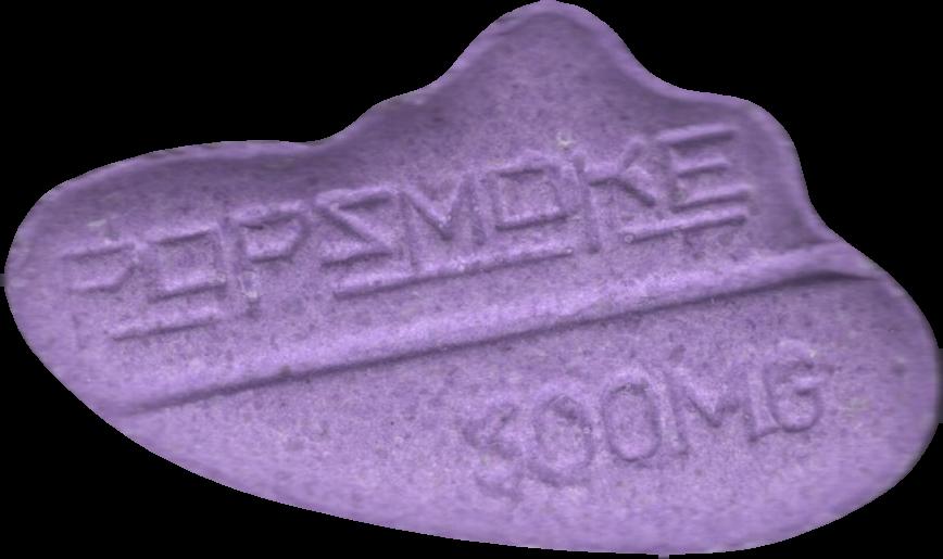 Pop Smoke (Morado) - MDMA 207mg (Front) sample 2025-06-06_popsmoke_morado