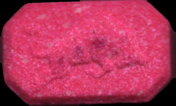Red Bull (Rosa) - MDMA 135mg (Front) sample 2025-06-07_redbull_rosa