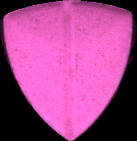 Tesla (Rosa) - MDMA 207mg (Front) pill — lab-tested sample