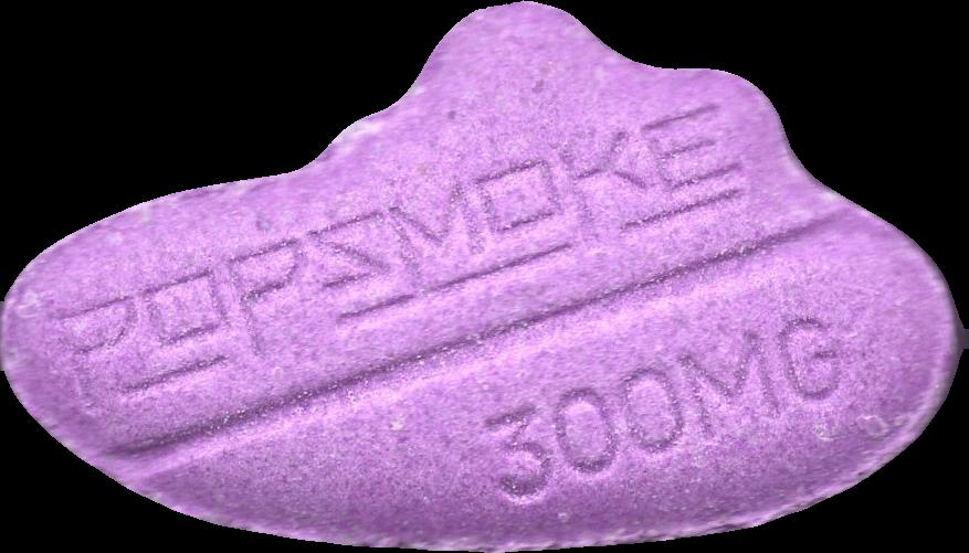 Pop Smoke (Morado) - MDMA 192mg (Front) sample 2025-06-26_popsmoke_morado