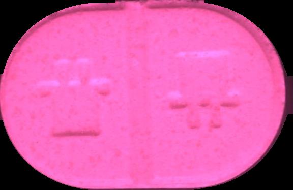 Gucci (Rosa) - MDMA 153mg (Front) pill — lab-tested sample