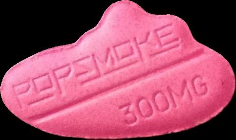 Pop Smoke (Rosa) - MDMA 158mg (Front) sample 2025-07-08_popsmoke_rosa