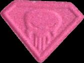 Punisher (Rosa) - MDMA 157mg (Front) sample 2025-07-08_punisher_rosa
