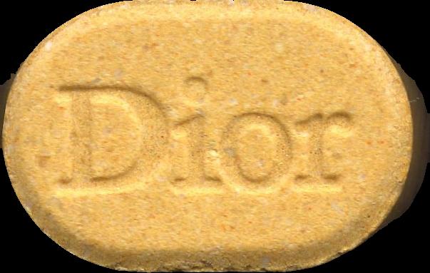 Christian Dior (Amarillo oscuro) - MDMA 97mg (Front) sample 2025-07-17_christiandior_amarillooscuro
