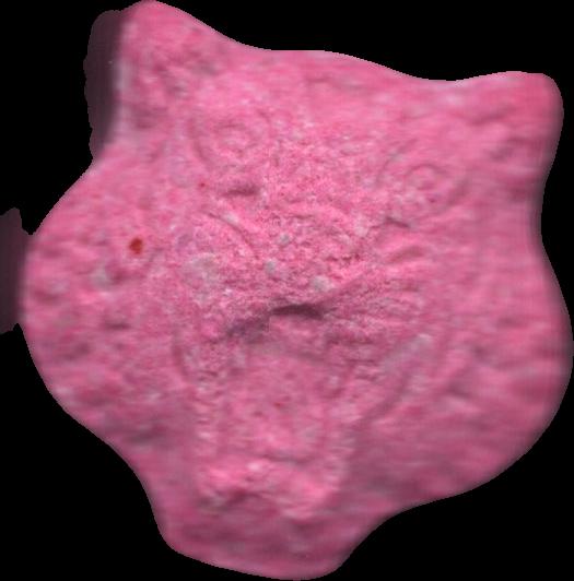 kenzo (Rosa) - MDMA 231mg (Front) pill — lab-tested sample