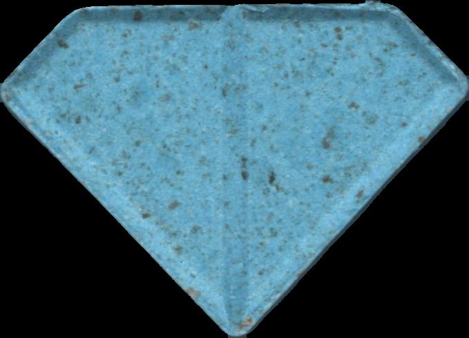 Punisher (Azul) - MDMA 212mg (Front) sample 2025-07-22_punisher_azul