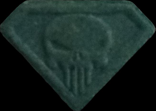 Punisher (Azul) - MDMA 201mg (Front) sample 2025-08-04_punisher_azul