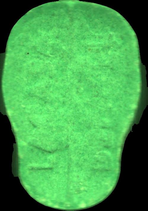 Casa de papel (Verde) - MDMA 166mg (Front) sample 2025-09-02_casadepapel_verde