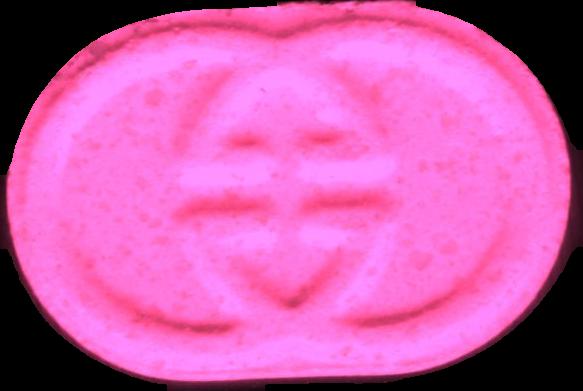 Gucci (Rosa) - MDMA 132mg (Front) sample 2025-09-02_gucci_rosa